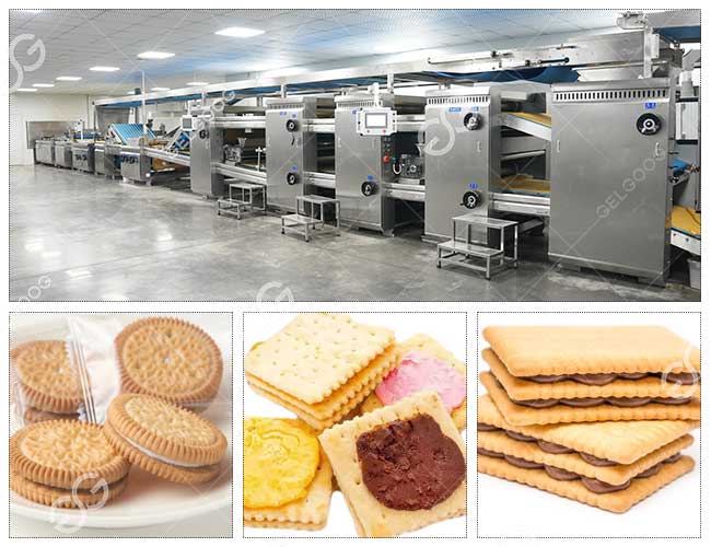 Ligne de Production de Biscuits Sandwich Automatique