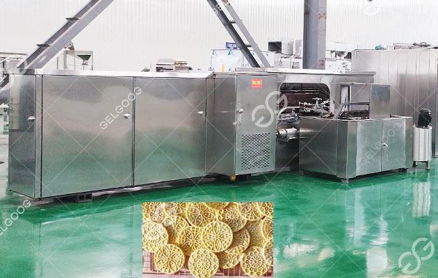 Ligne de production de biscuits Pizzelle