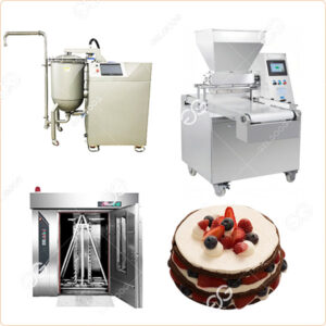 Ligne de production industrielle de gâteaux d'anniversaire